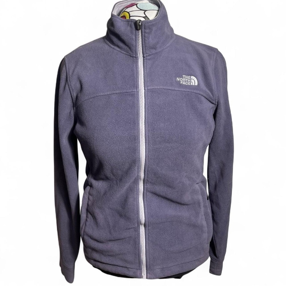 The North Face Women's Periwinkle full-zip PolarTec Fleece Ski Jacket warm layer